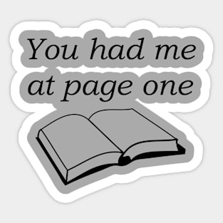 You Had Me Sticker